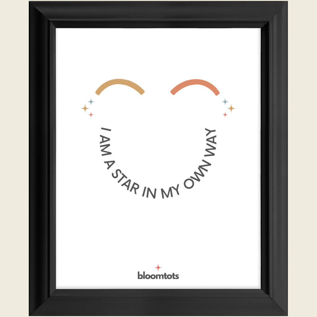 I Am A Star In My Own Way - Kids Framed Art