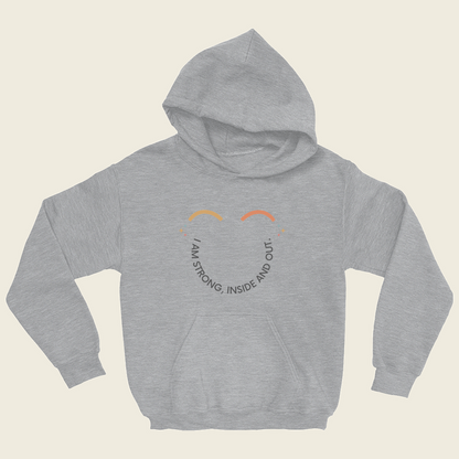 I Am Strong, Inside And Out - Kids Hoodie