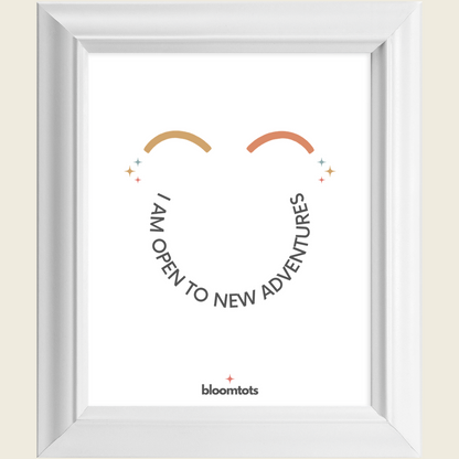 I Am Open To New Adventures - Kids Framed Art