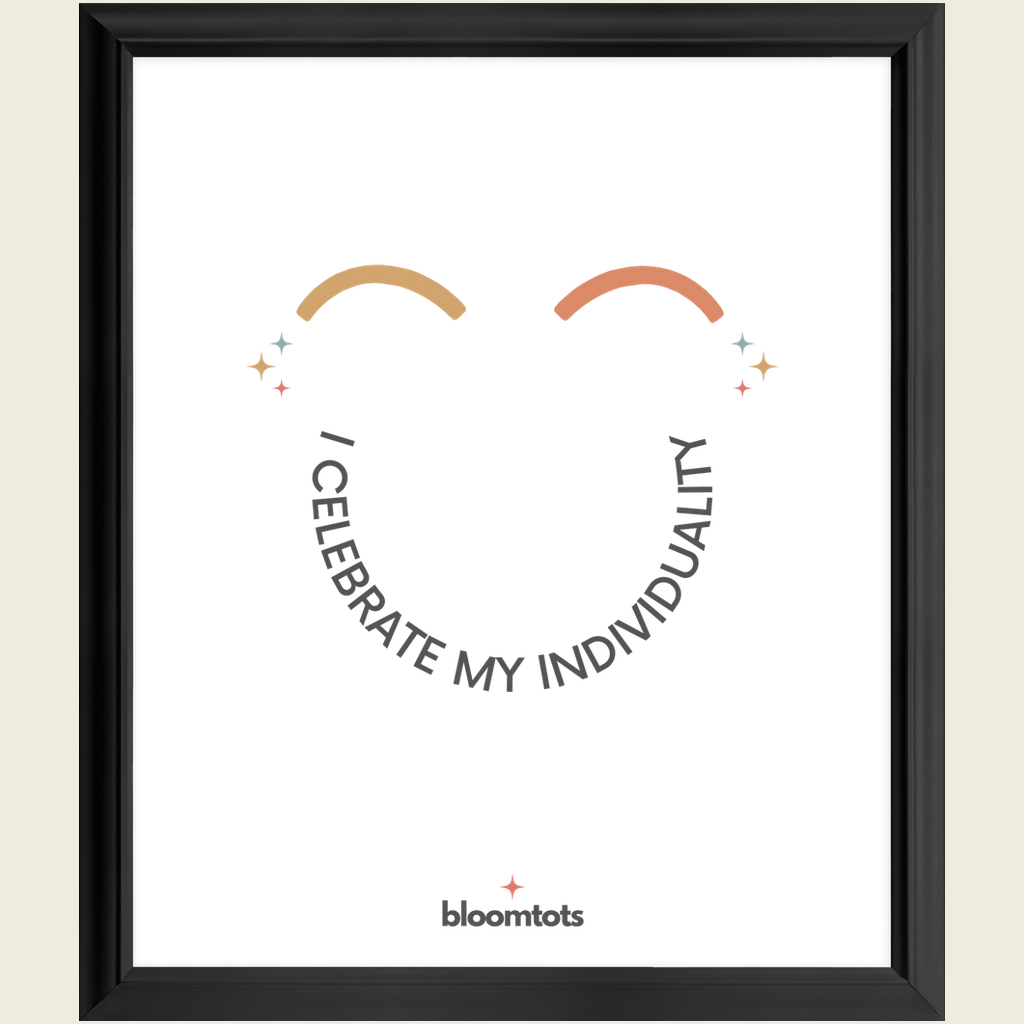 I Celebrate My Individuality - Kids Framed Art