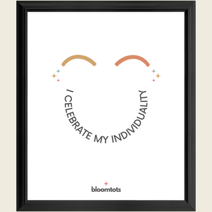 I Celebrate My Individuality - Kids Framed Art