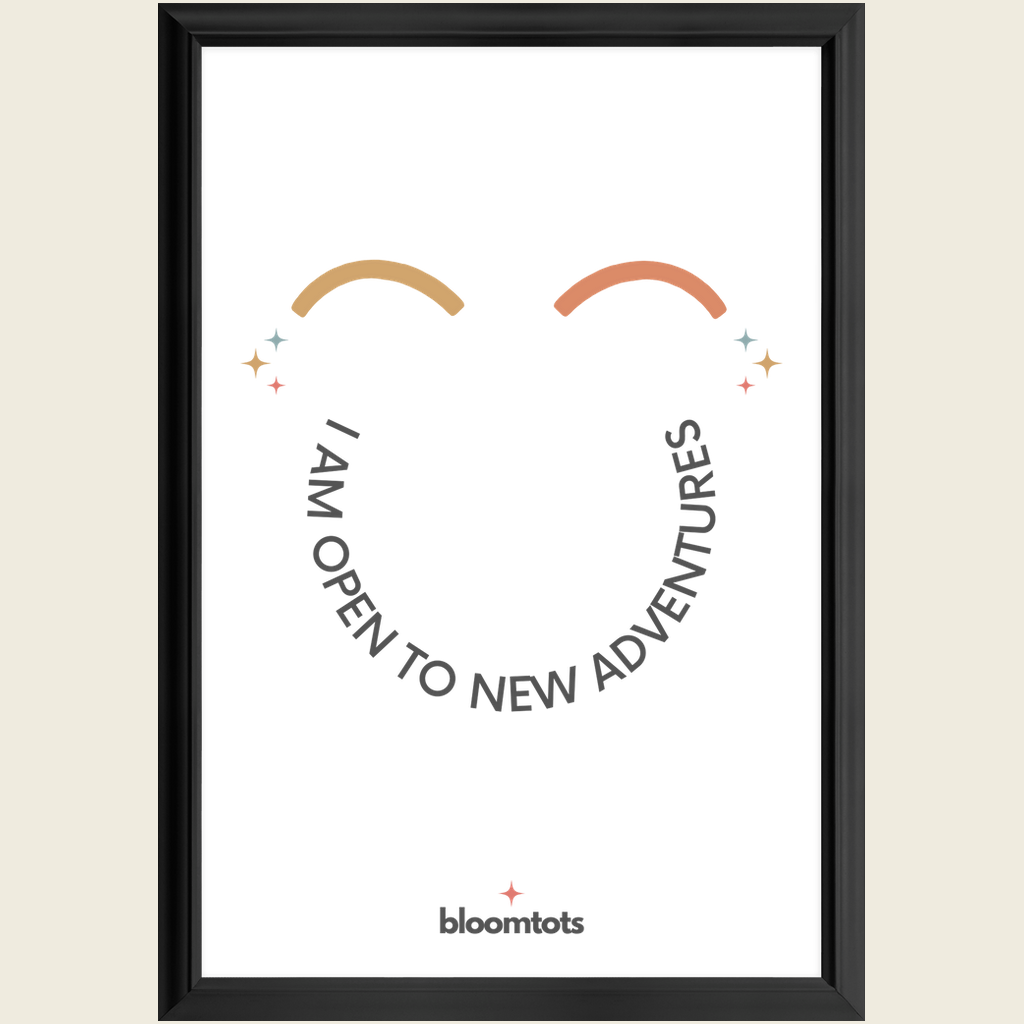 I Am Open To New Adventures - Kids Framed Art