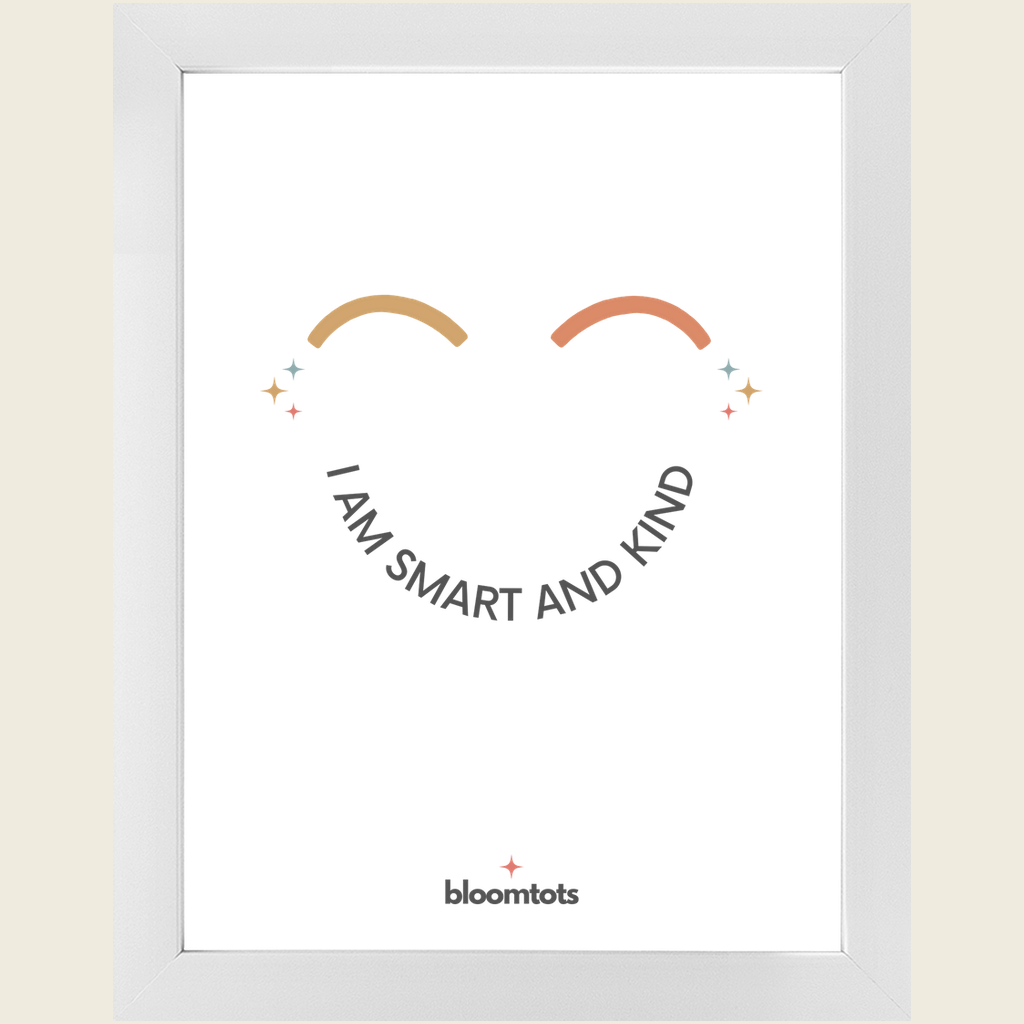 I Am Smart And Kind - Kids Framed Art