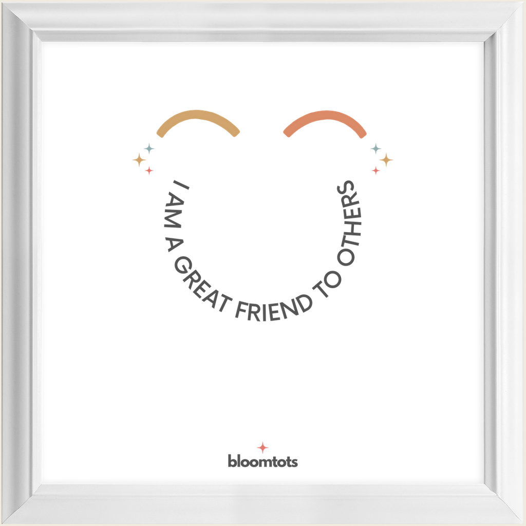 I Am A Great Friend To Others - Kids Framed Art