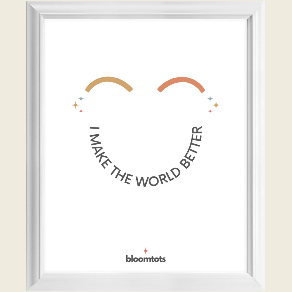 I Make The World Better - Kids Framed Art