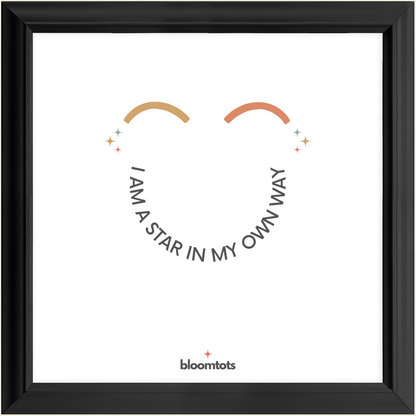 I Am A Star In My Own Way - Kids Framed Art