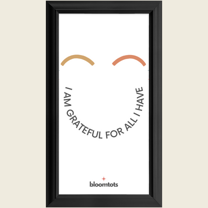 I Am Grateful For All I Have - Kids Framed Art