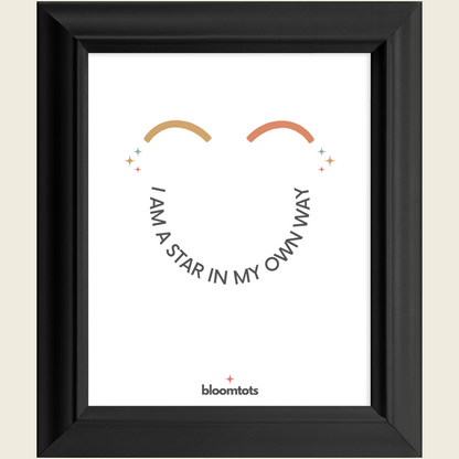 I Am A Star In My Own Way - Kids Framed Art