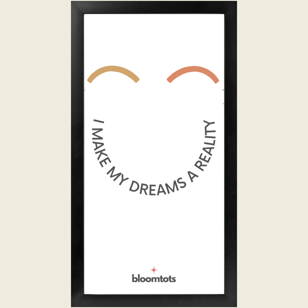 I Make My Dreams A Reality - Kids Framed Art