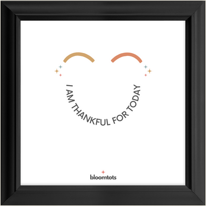 I Am Thankful For Today - Kids Framed Art