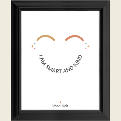 I Am Smart And Kind - Kids Framed Art