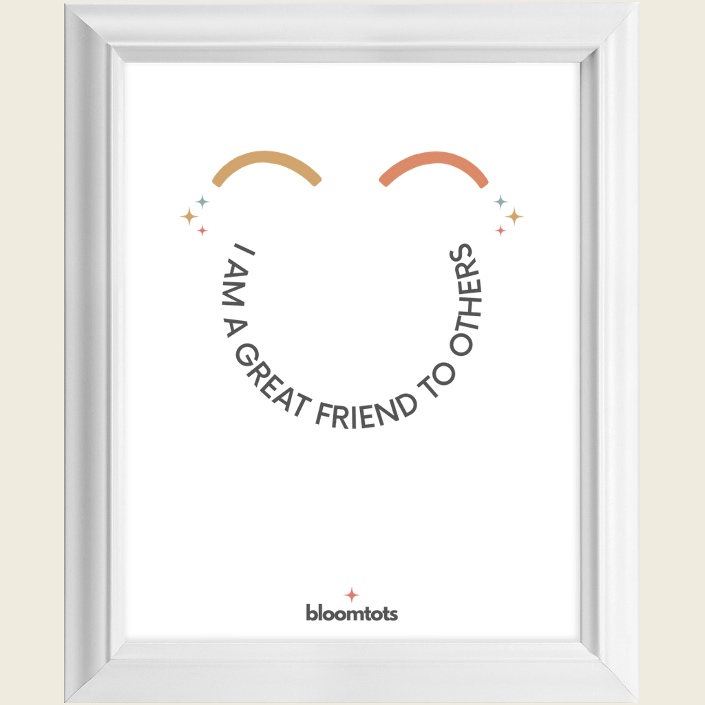 I Am A Great Friend To Others - Kids Framed Art