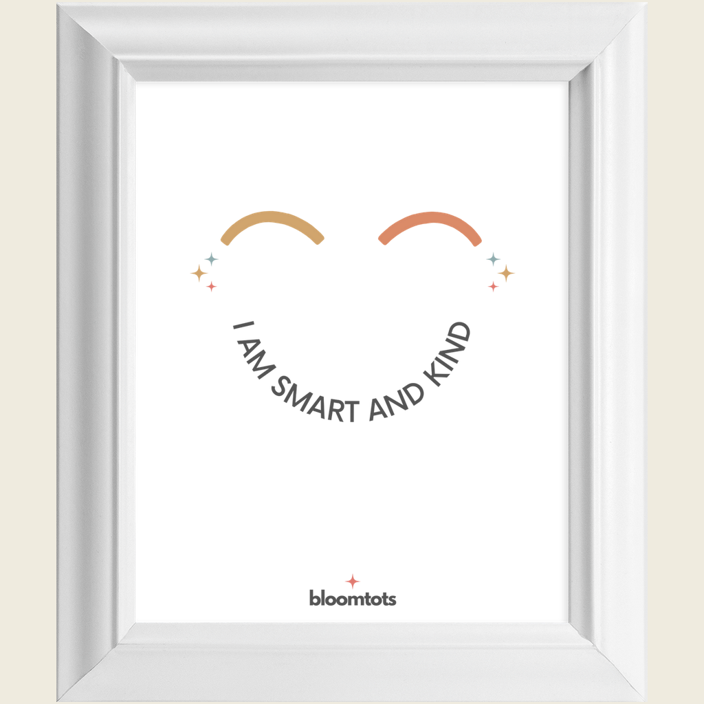 I Am Smart And Kind - Kids Framed Art