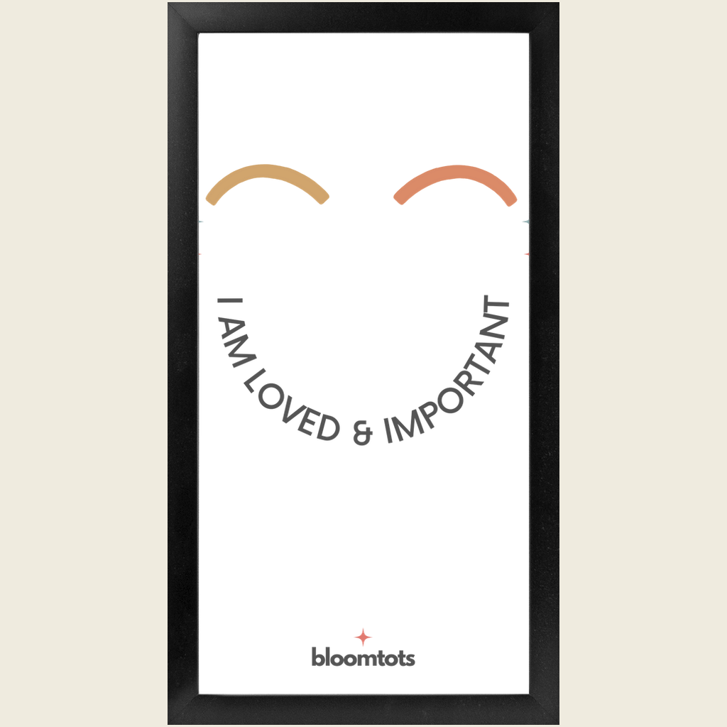 I Am Loved & Important - Kids Framed Art