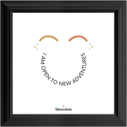 I Am Open To New Adventures - Kids Framed Art