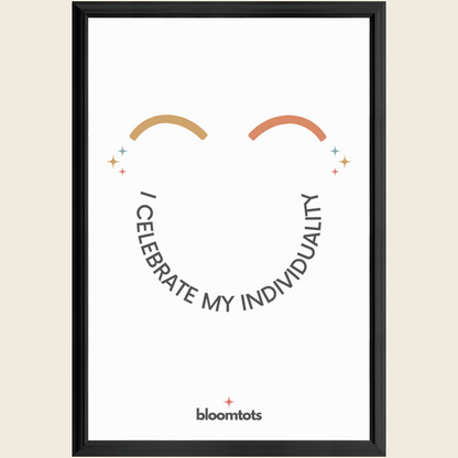 I Celebrate My Individuality - Kids Framed Art