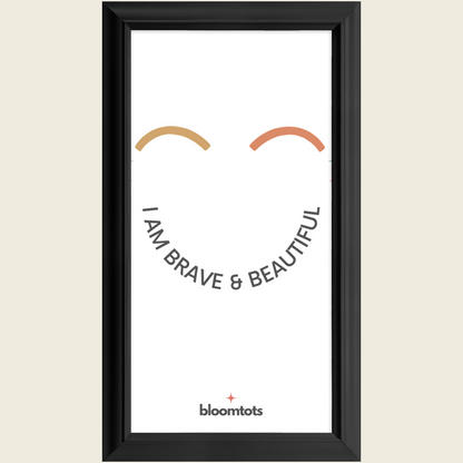 I Am Brave & Beautiful - Kids Framed Art