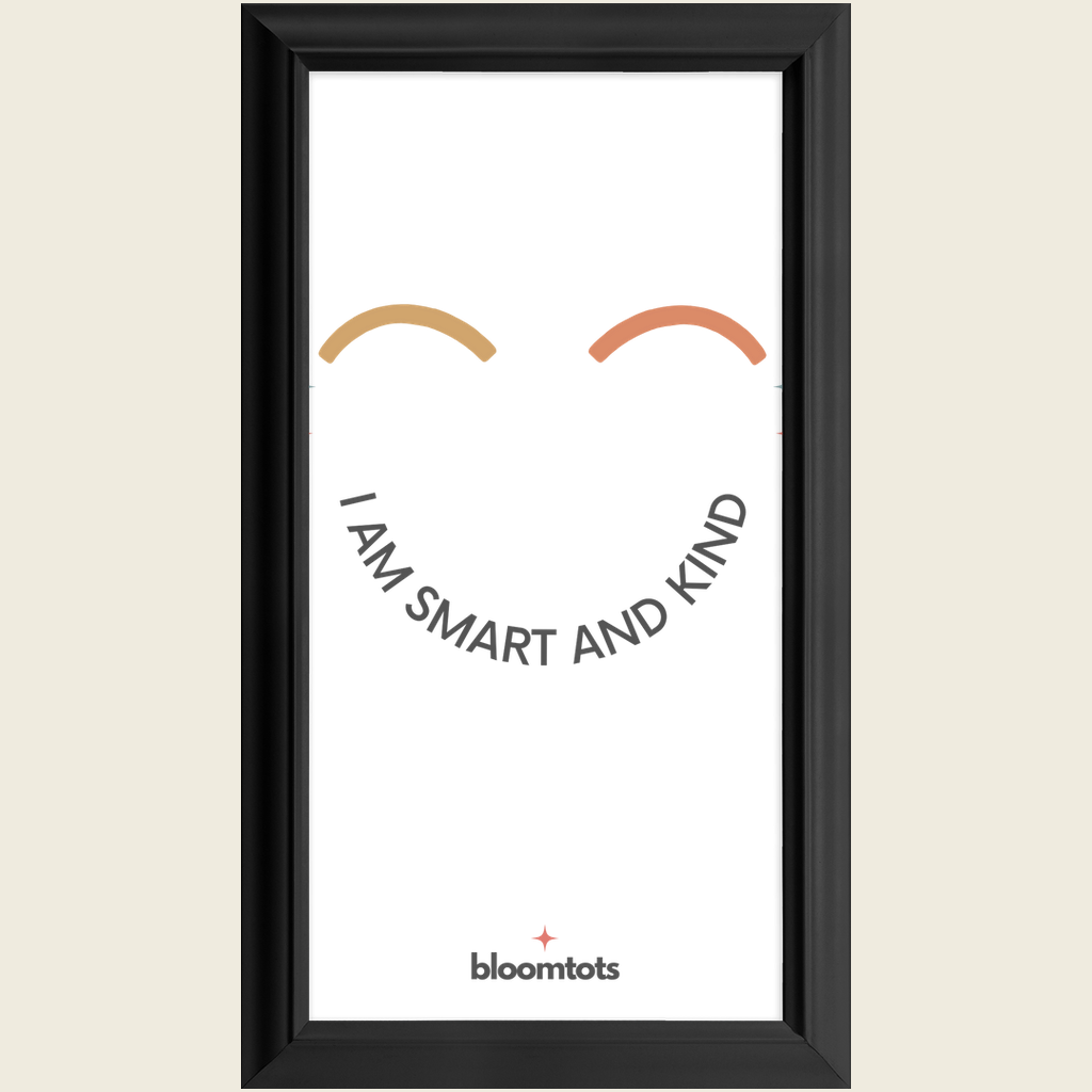 I Am Smart And Kind - Kids Framed Art