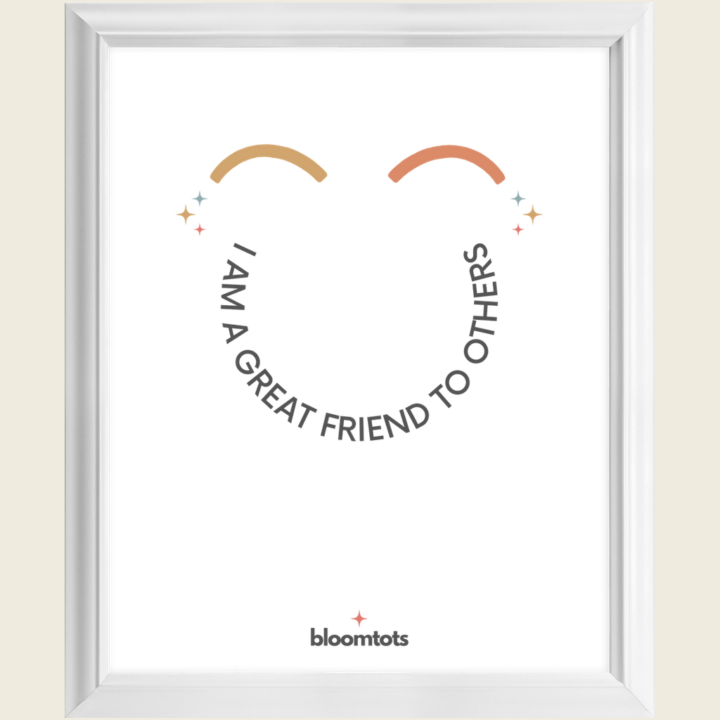 I Am A Great Friend To Others - Kids Framed Art