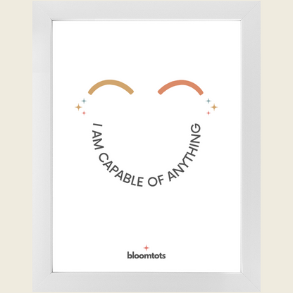 I Am Capable Of Anything - Kids Framed Art