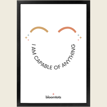 I Am Capable Of Anything - Kids Framed Art