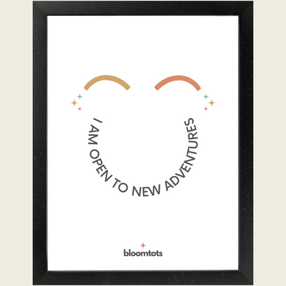 I Am Open To New Adventures - Kids Framed Art