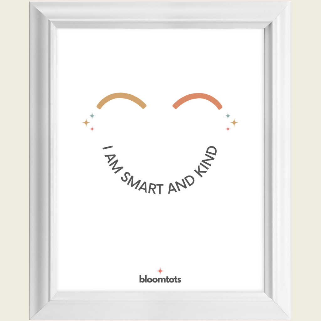 I Am Smart And Kind - Kids Framed Art