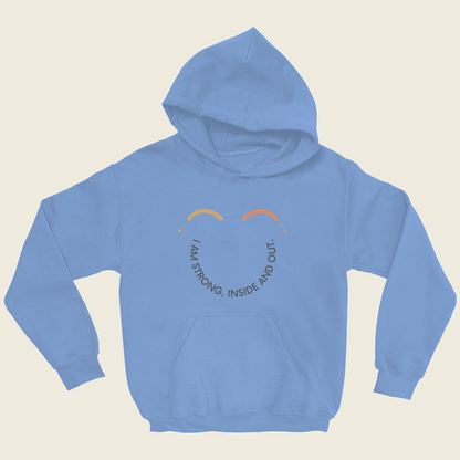 I Am Strong, Inside And Out - Kids Hoodie