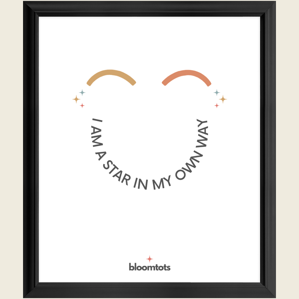 I Am A Star In My Own Way - Kids Framed Art