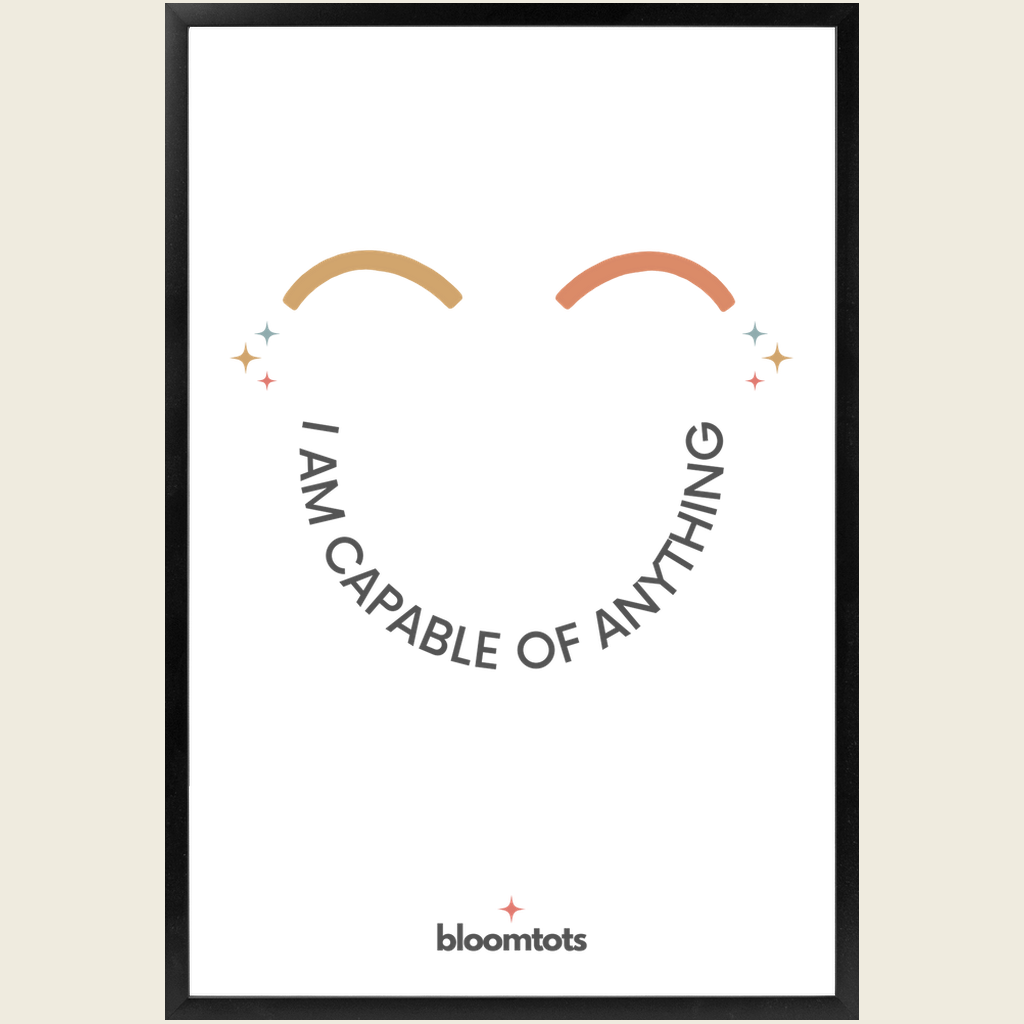 I Am Capable Of Anything - Kids Framed Art