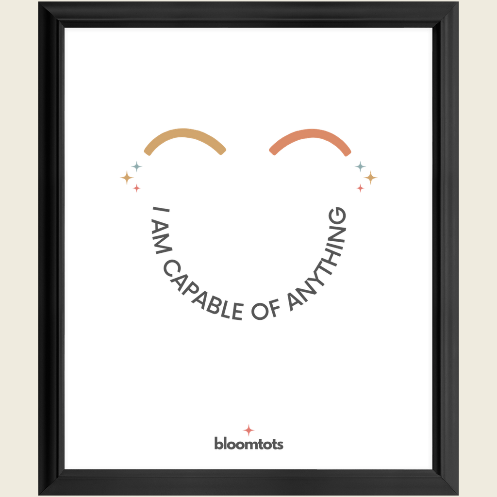 I Am Capable Of Anything - Kids Framed Art