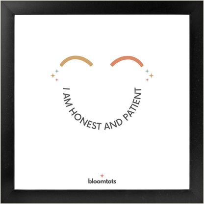 I Am Honest And Patient - Kids Framed Art