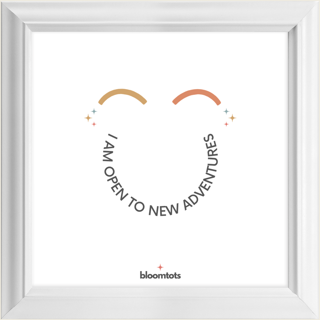 I Am Open To New Adventures - Kids Framed Art