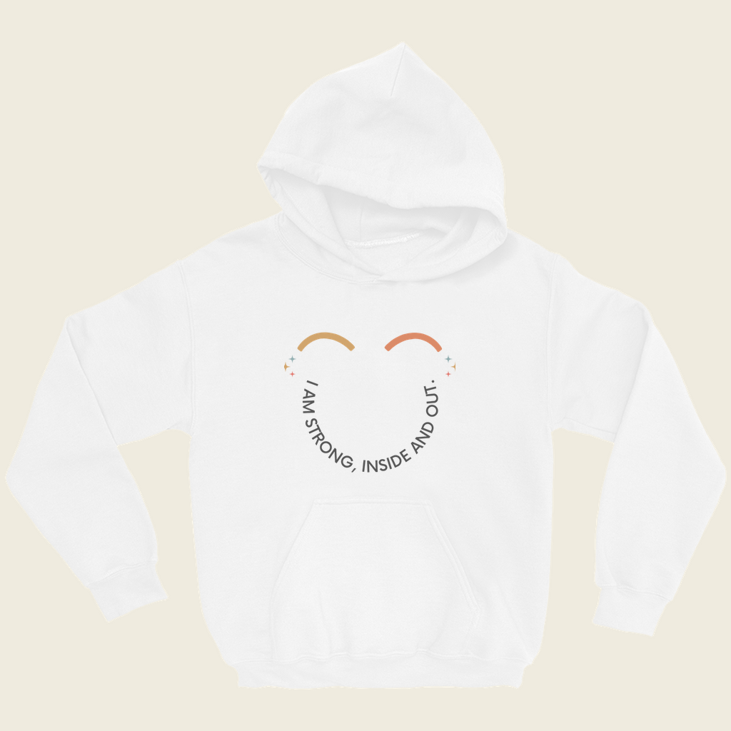 I Am Strong, Inside And Out - Kids Hoodie