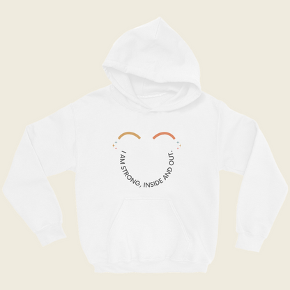 I Am Strong, Inside And Out - Kids Hoodie