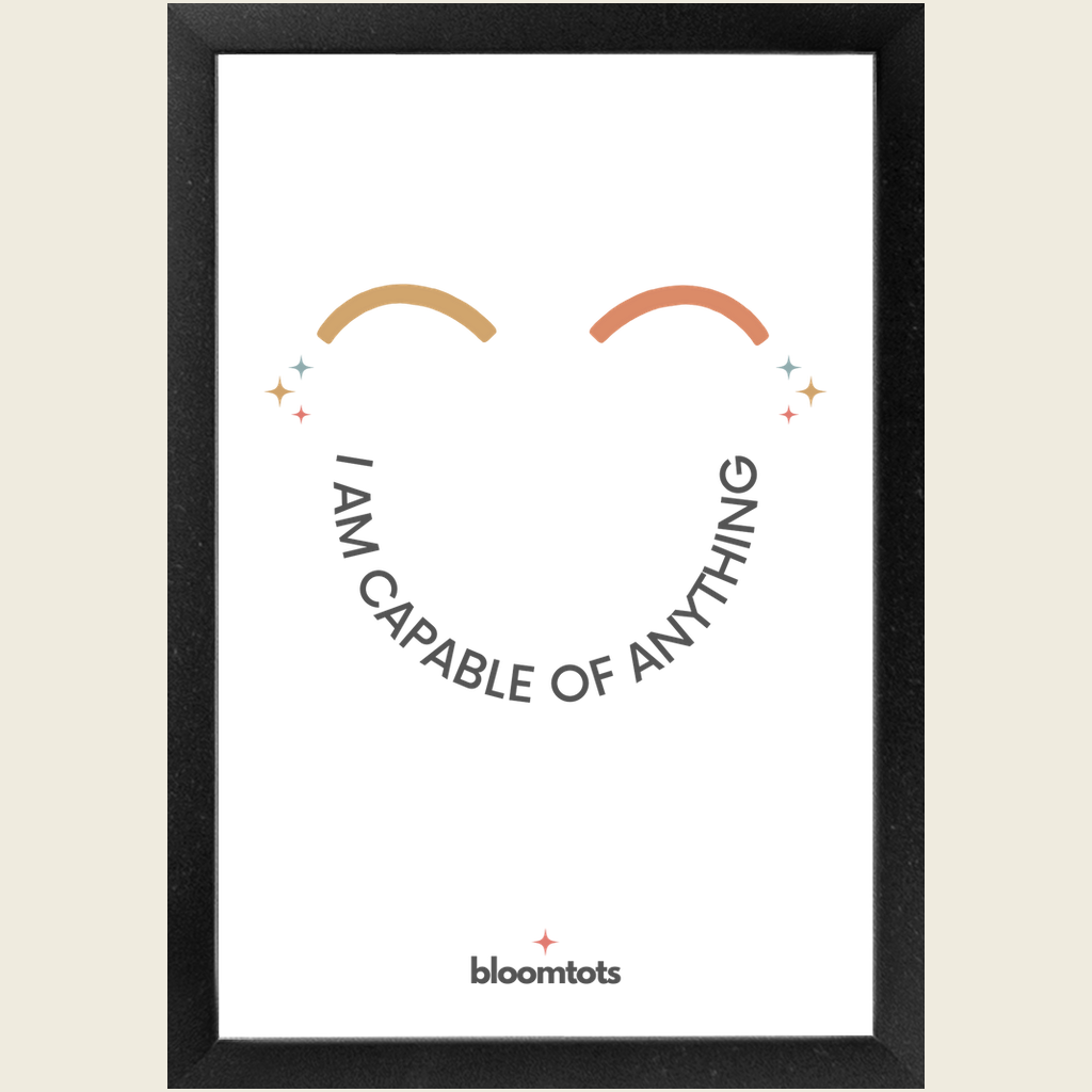 I Am Capable Of Anything - Kids Framed Art