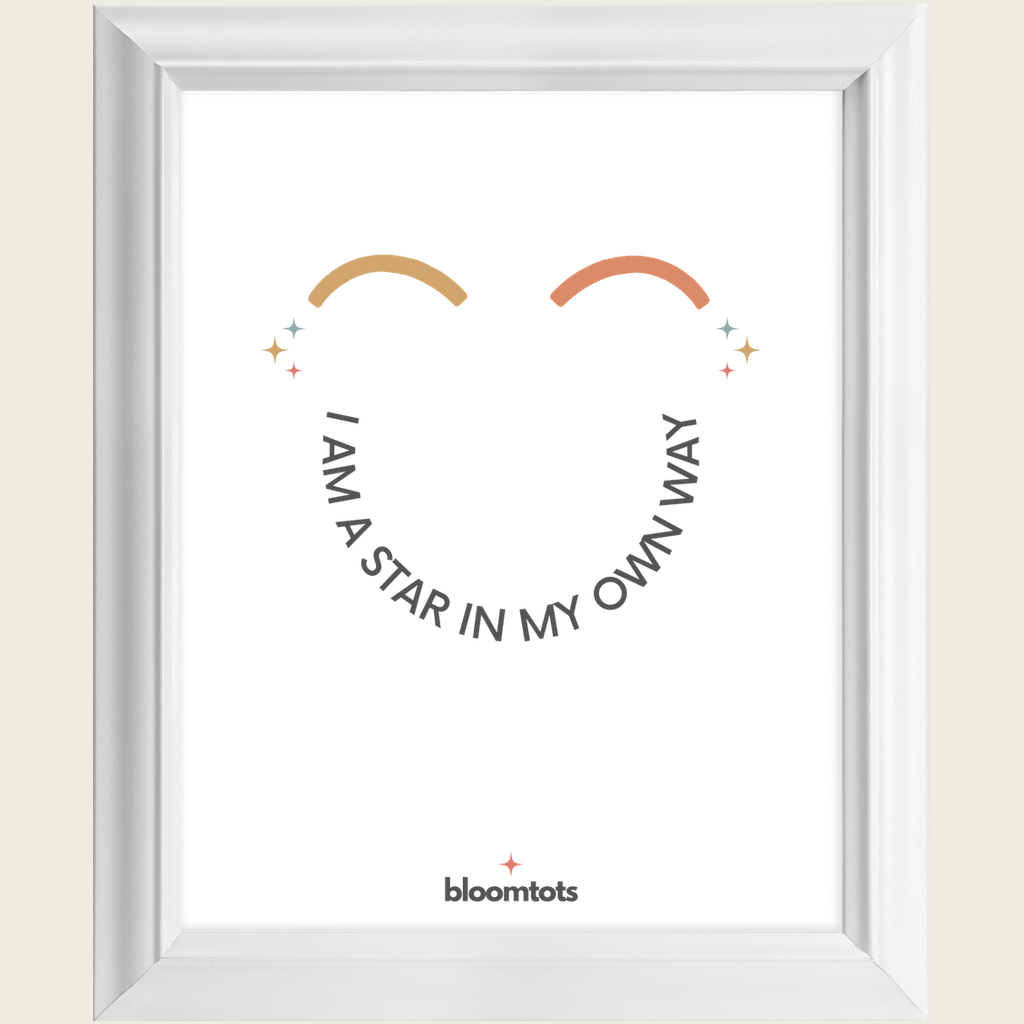 I Am A Star In My Own Way - Kids Framed Art