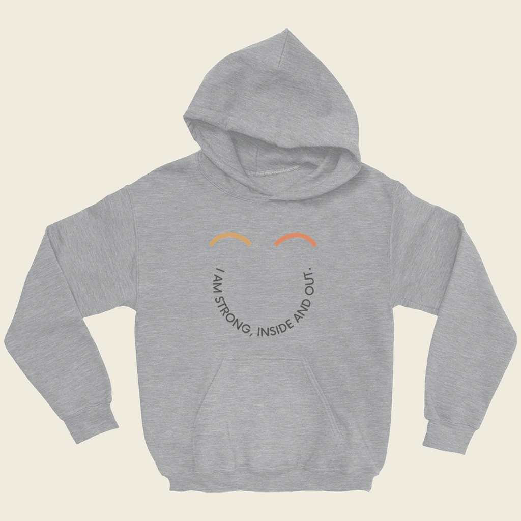 I Am Strong, Inside And Out - Kids Hoodie