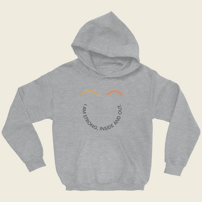 I Am Strong, Inside And Out - Kids Hoodie