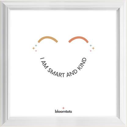 I Am Smart And Kind - Kids Framed Art