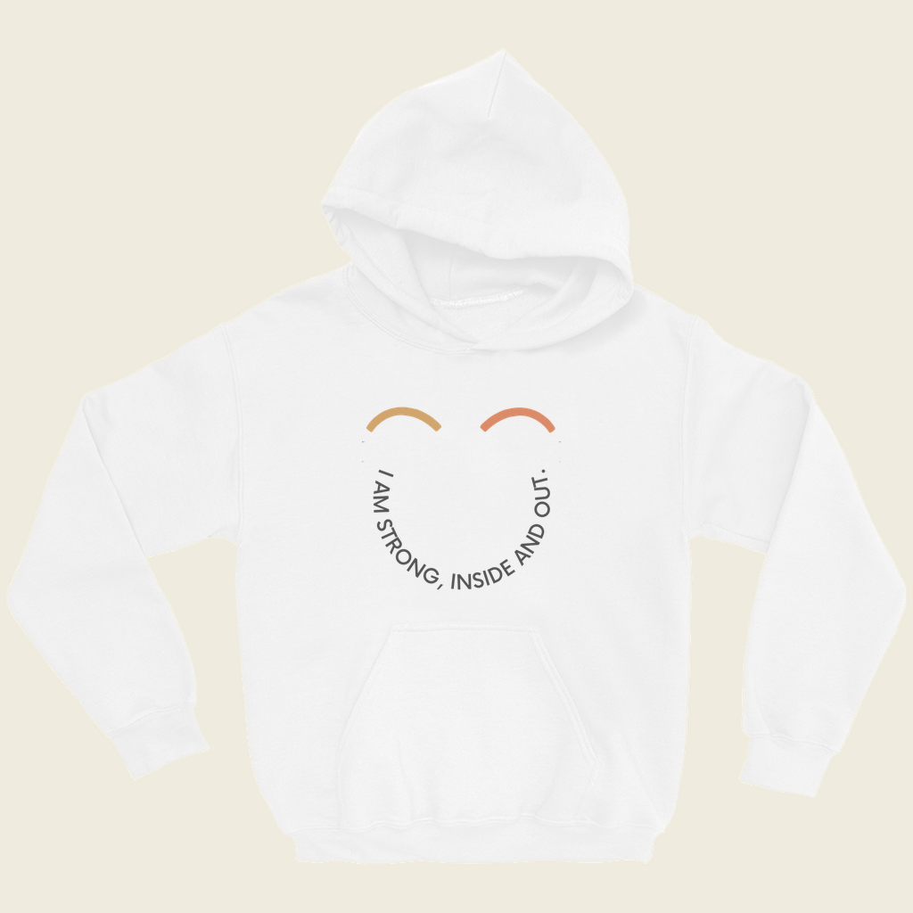 I Am Strong, Inside And Out - Kids Hoodie