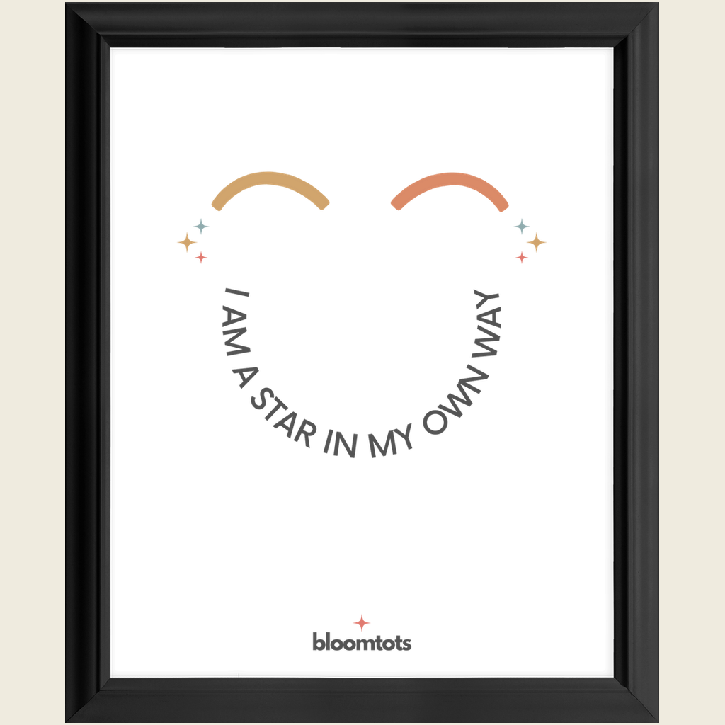 I Am A Star In My Own Way - Kids Framed Art