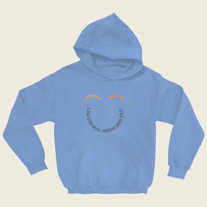 I Am Strong, Inside And Out - Kids Hoodie