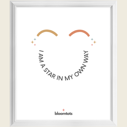 I Am A Star In My Own Way - Kids Framed Art