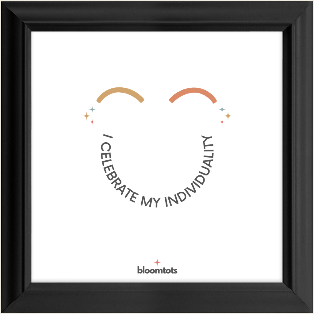 I Celebrate My Individuality - Kids Framed Art