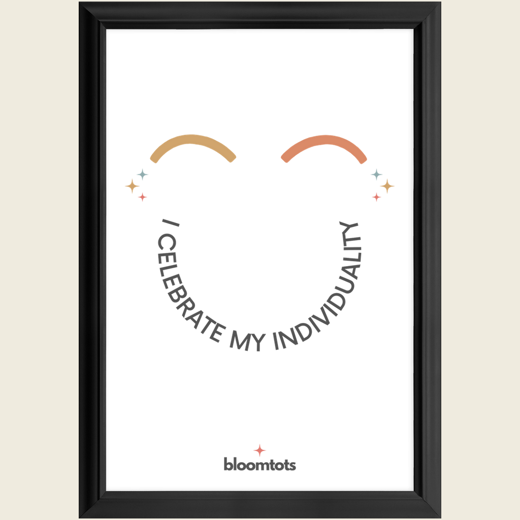 I Celebrate My Individuality - Kids Framed Art