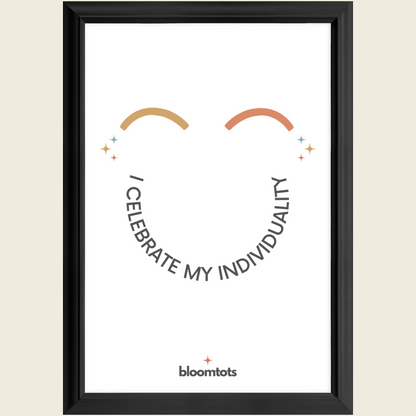 I Celebrate My Individuality - Kids Framed Art