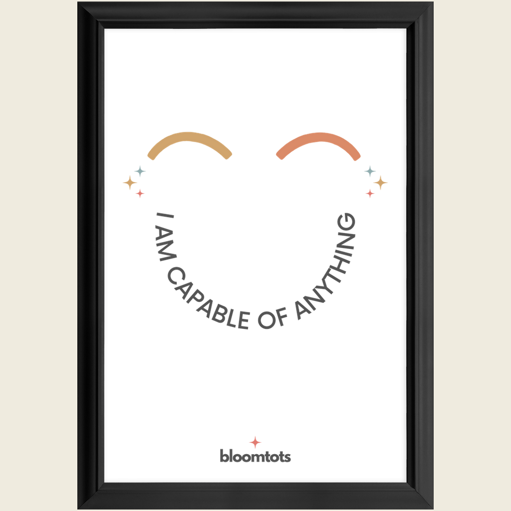 I Am Capable Of Anything - Kids Framed Art