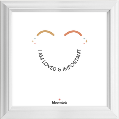 I Am Loved & Important - Kids Framed Art