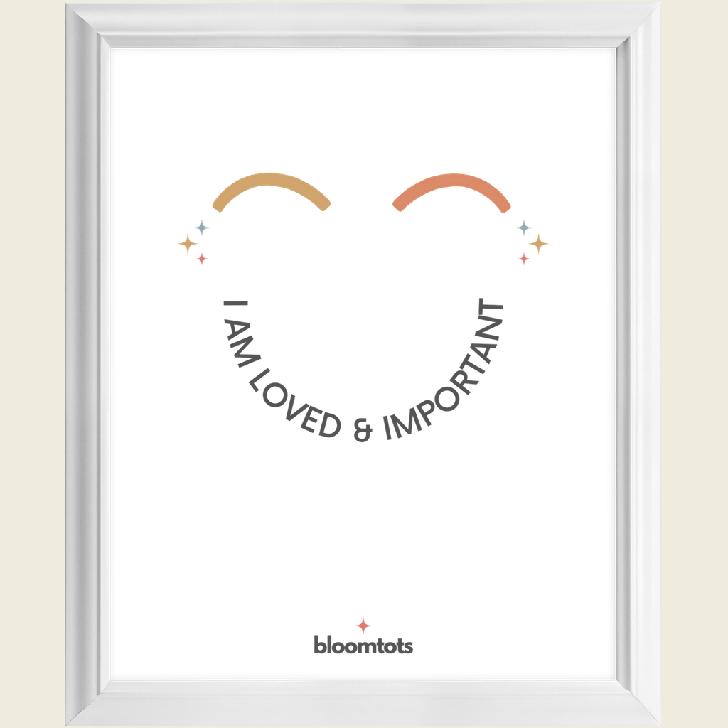 I Am Loved & Important - Kids Framed Art